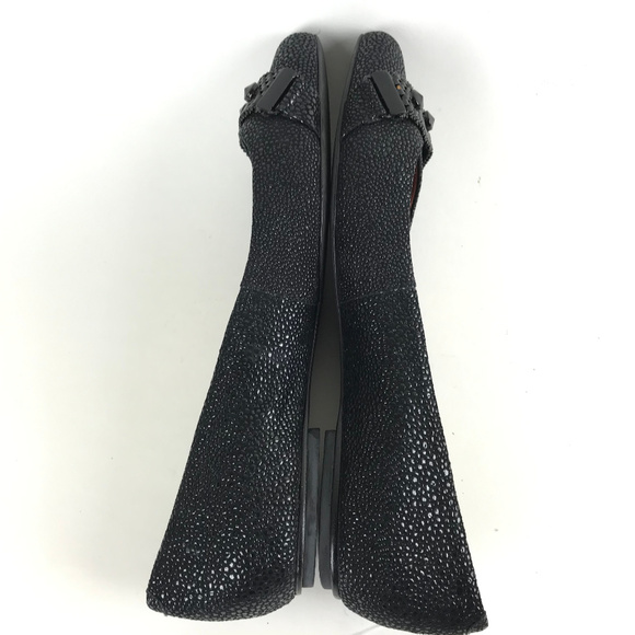 Rebecca Minkoff Flats Size 6 Black Pebble Studded - Picture 7 of 8